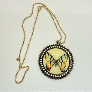 DeLuxe Butterfly Pendant Necklace